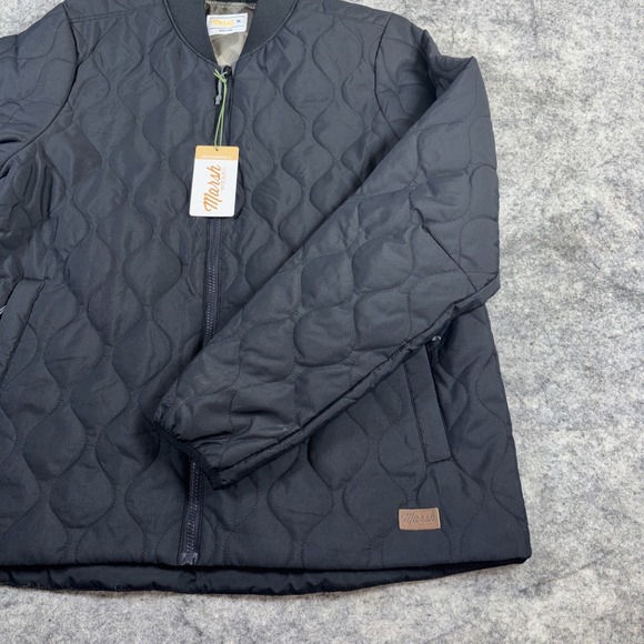 New Marsh Wear Barnwell Puffer Jacket Women's XL Black Premium Outdoor Fishing - Picture 6 of 12
